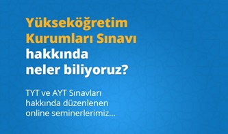 TYT ve AYT Sınavları Hakkında Bilgilendirme Semineri Verildi...