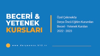 Beceri-Yetenek Kursları Başvuru Sayfası 2022-23