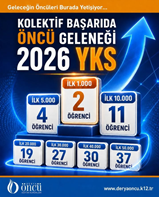 2026 YKS Gurur Tablomuz